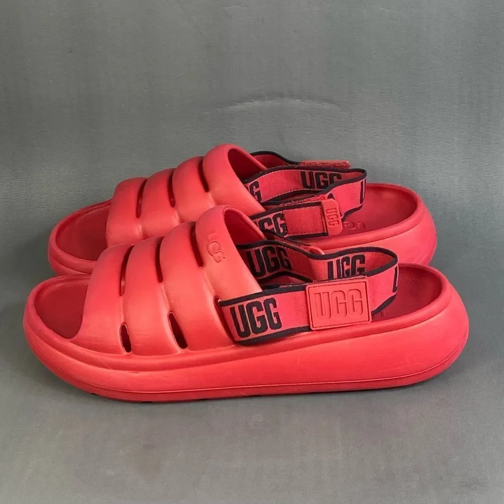 UGG Sport Men’s Yeah Slide Samba Red sandals size 11